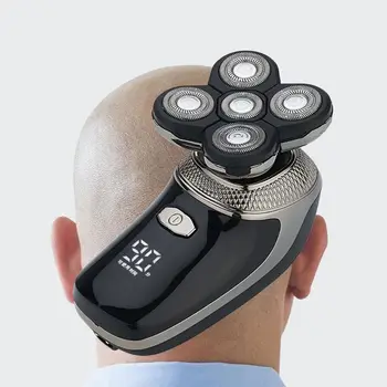 5 in 1 Elektrinių Plaukų Kirpimo mašinėlių Vyrams Nosis, Barzda Žoliapjovės Bevielis USB Įkraunamas LED Ekranas, Daugiafunkcinis Skustuvas, kuriuose nuomojami kambariai Rinkinys