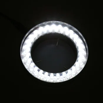 56 LED Reguliuojamas Žiedo Žibintas šviestuvas Lempa stEREO, ZOOM Mikroskopu 203C