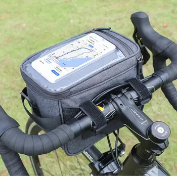5L daugiafunkcinis dviračių, kalnų dviračių galvos maišas gali būti naudojamas kaip pečių maišą MTB Kelių Rankenos Priekiniai Maišelį, Dviračių Priedai
