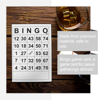 60Pcs Bingo Korteles Bingo Žaidimas Vaikams Bingo Bingo Įdomus Žaidimas Kortos, Kortų Žaidimas Žaisti Kortelės