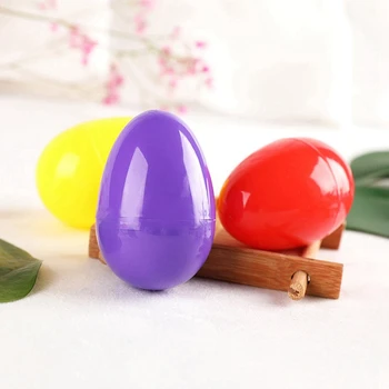 60Pcs Pildomus Plastiko Easter Egg Hunt Šalis Tiekimo Pack Asorti Spalvos Plastikiniai Kiaušiniai