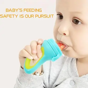 8PCs Saugos Kūdikių Nuspaudžiant Buteliuko Maitinti Kūdikį Silikono Maitinti Su Šaukštu, Finansuojantysis Maisto Ryžių Grūdų Butelį-Geriausia Dovana
