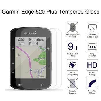 9H Grūdintas Stiklas Screen Protector Garmin Edge 520 Plus Sprogimų Ultra Clear Screen Anti Nulio, Apsauginis Stiklas