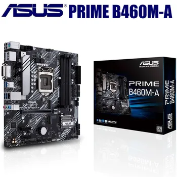 ASUS PRIME B460M-A pagrindinėse plokštėse LGA 1200 10-osios Kartos Core Pentium Celeron DDR4 128 GB PCI-E 3.0 M. 2 Desktop PC Micro ATX Naujas