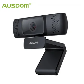 AUSDOM AF640 Web Kamera Full HD 1080P su automatinio Fokusavimo funkcija, Skirta Vaizdo Konferencijoje Kamera Su Mikrofonu PC