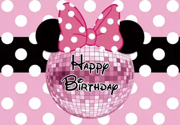 Allenjoy pelės gimtadienio fone animacinių filmų šalies rožinė mergaitė, decoration, vaikams, Kūdikių Dušas naujagimių pritaikyti foną, photocall