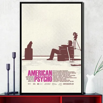 American Psycho Klasikinis Siaubo Filmas Meno Drobė, Tapyba, Plakatas Sienos, Namų Dekoro quadro cuadros