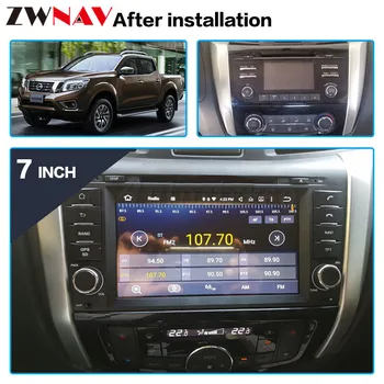 Android 10.0 Automobilio multimedijos Radijo m. 2016 M. 2017 m. 2018 m. 2019 M. Nissan NAVARA Pasienio NP300 GPS Audio stereo galvos vienetas nemokamai žemėlapyje