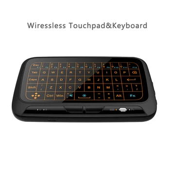 Apšvietimas Mini Klaviatūra Touch Pad 2.4 Ghz Wireless Pilna Touchpad Klaviatūrų PC Laptop Tablet Pad Smart Android TV Box