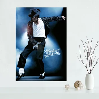 Aukštos Kokybės Michael Jackson Užsakymą Drobės Plakatas Namų Puošybai plakatas audinys audinys Drobė, Tapyba sienos plakatas spausdinti