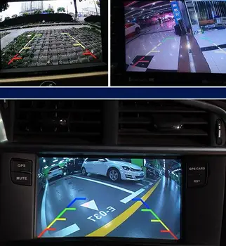 Automobilio Galinio vaizdo Kamera Universali Vandeniui Naktinio Matymo HD Auto Grįžtamieji Parkavimo Atsarginę Kamerą