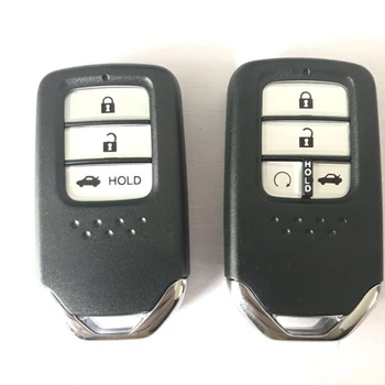 Automobilio Smart Klavišą imobilizavimo Nuotolinis Raktas su 4A Chip 434Mhz Honda 10 Sutarimu po 2019 2020 Metų su logotipu ir Ašmenys, Raktas