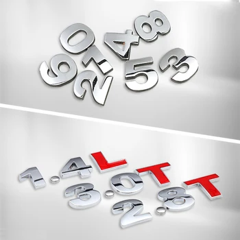 Automobilių Stiliaus Automobilį 3D Metalo 1.2 L 1.4 L, 1.5 L, 1.6 L, 1.8 L, 2.0 L 2.4 L 3.0 L Logotipo Lipdukas Emblema Ženklelio Lipdukai Lada 
