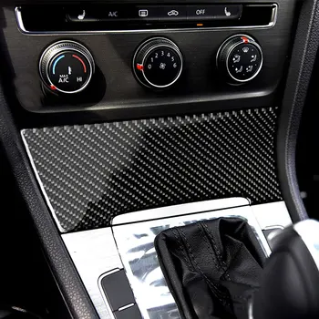Automobilių Stiliaus Interjero Cigarečių Degiklio Skydelio Dangtelį Apdaila Lipdukas Automobilio Anglies Pluošto Lipdukas, Skirtas VW Golf 7 GTI MK7 2013 - 2017 m.