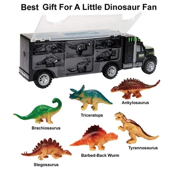 Automobilių Žaislai Berniukams, Plastikiniai Interaktyvi Automobilių Žaislai Vaikams Diecast Dinozaurų Automobilių, Sunkvežimių Žaislas Transporto Priemonė, Vaikams, Gimtadienis Gi