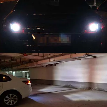 BOAOSI 2x Canbus LED Lemputes Atsarginės Atbulinės Šviesos 1156 ba15s p21w CREE R5 Chip Volvo v50 v60 v70 xc90 xc60 s80 c30 s40