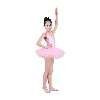 Baby Girl Vaikų Šokių Diržas Baleto Purus Svajonė Šokių Dress Kostiumai Naudotis Drabužiai Vaikams Maža Princesė Pink Dancewear
