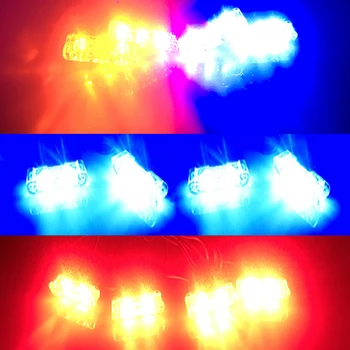 Belaidis Nuotolinio valdymo Policijos Šviesos strobe Flasher įspėjimas, lengvasis Automobilis, Sunkvežimis, Pagalbos Dieną Veikia 