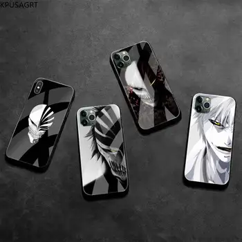 Bleach anime Ichigo Kurosaki Telefono dėklas Grūdintas Stiklas iPhone 11 Pro XR XS MAX 8 X 7 6S 6 Plus SE 2020 atveju