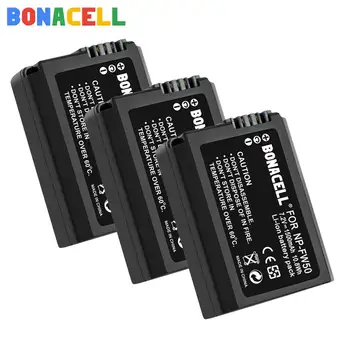 Bonacell NP-FW50 Fotoaparato Baterija + Kroviklis Sony A6000 A6500 A6300 A7S A7II A7SII a7II NEX-3 IR NEX-3N NEX-5