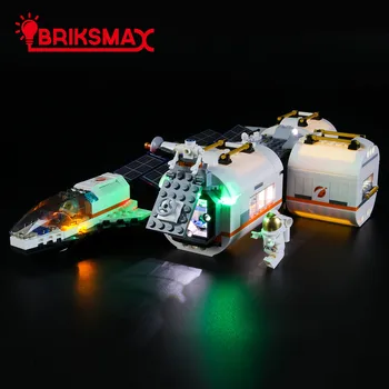 BriksMax Led lemputės Komplektą Už 60227 City Serijos Mėnulio Kosminės Stoties ， (neapima Modelis)