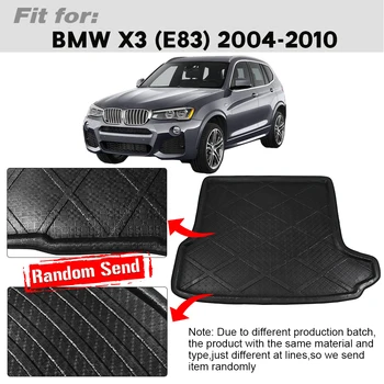Buildreamen2 BMW X3 E83 2004-2010 M. Car Boot Kilimėlis Galiniai bagažo skyriaus Įdėklas Krovinių Grindų Dėklas Bagažo Kilimų, Purvo Raštas Guard Padas