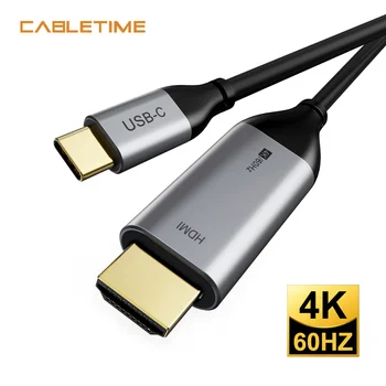 CABLETIME USB C HDMI Kabelis Thunderbolt 