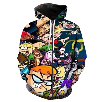 Cartoon Network Hoodie Vyrų 3d Spausdinimo Hoodie/shirts/kelnes Harajuku Šortai Anime Gobtuvu Palaidinės Geros Kokybės/Siųsti, Dovanos
