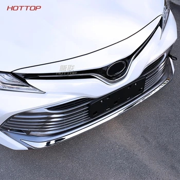 Chromas Bamperio Dangtelis Apatinis Apdaila Lūpų Toyota Camry 2018 2019 8 8 XV70 Automobilių Reikmenys