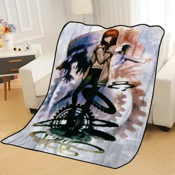 Custom Steins Gate Antklodės lovos mesti antklodė minkšta antklodė vasaros antklodė anime antklodė kelionės antklodė