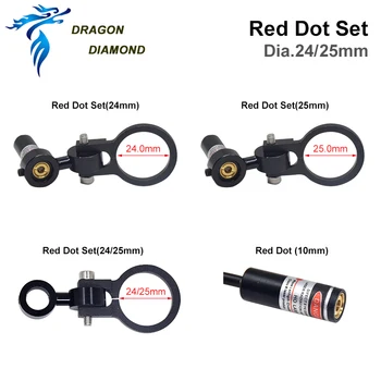 DRAGON DIAMOND Red Dot Nustatyti Padėties nustatymo Diodų Modulis Laser Cutting machine Dia. 24 25mm DC 5V, 