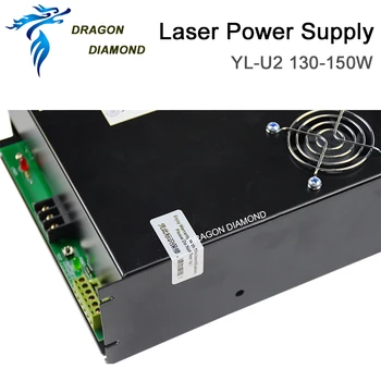DRAGON DIAMOND Yongli 150W CO2 Maitinimo Lazerio Vamzdelio Laser Cutting machine Už CO2 Lazerinis Graviravimas Pjovimo Staklės