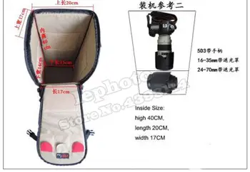 DSLR Fotoaparato Krepšys, Rankinė teleobjektyvą Atveju Vandeniui Daugiafunkcį Tamron Sigma 150-600mm, Nikon 200-500mm, Sony FE 200-600mm
