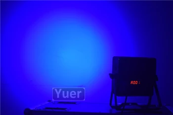 Didelės Galios LED Par Šviesos 16x18W RGBWA-UV 6IN1 LED Plovimo Efektas, Par Žibintai DMX512 6/10 CH DJ Disco Party Bar Klubas Etapą Par Šviesos