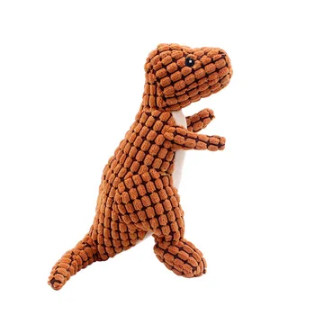 Dinozaurų Žaislai Šunims Interaktyvus Šuns Žaislai Dantų Valymo Girgždėti Žaislai, Žalia Ruda Oranžinė Pliušinis Naminių Gyvūnų Žaislai Tiekėjai