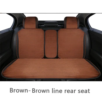 Dirbtinis pliušinis automobilių sėdynės padengti galinės sėdynės dalis automobilių sėdynės pagalvėlės tinka universaliam prabangių automobilių interjero 5/7 sėdynės