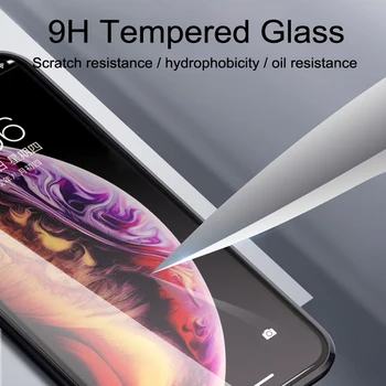 Dvipusis Stiklo Magnetinės Atveju iPhone XS Max XR X 7 8 Plius Prabanga Metalo 360 Laipsnių Pilna Apsauga Apima, 