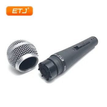 ETJ Mikrofonas 10 Vnt SM58S Karaoke Laidinis Mikrofonas Dinaminis KTV Mikrofonai SM 58 Su Jungikliu