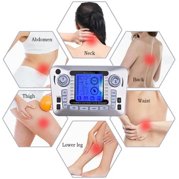 Elektroninių Impulsų Massager Dešimtis Ems Mašina massager elektrinė nervų raumenų stimuliatorius Akupunktūra Riebalų Degintojas Skausmo