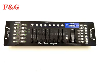 Envío už dyką nuevo controlador DMX 192 de equipo DJ DMX 512 iluminación de escenario de consola para focos cabeza de móvil LED P