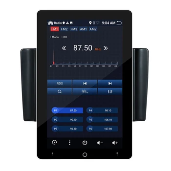 Eunavi 2 din car multimedia player universalus radijas stereo GPS navigacijos TDA7851 Elektros pasukimas ekrano 4G 64GB Android 10