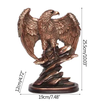 Europos Bronzos Erelio Statula Kūrybos Dervos Gyvūnų Skulptūros, Šiuolaikinio Meno Ekranas Kambario Dekoro Ornamentą Namų Dekoro Priedai