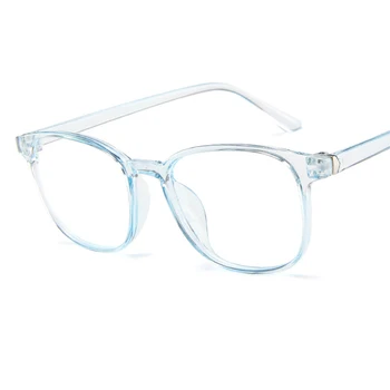 Europos ir Amerikos nauji studentai retro plokščio veidrodžio tendencija vyrų ir moterų paprastų akinių rėmelių mados patogūs akiniai.