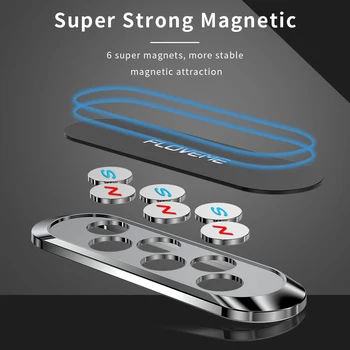 FLOVEME Mini Juostelės Formos Magnetiniai Automobilinis Telefono Laikiklis iPhone Samsung 