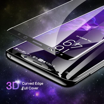 FLOVEME Screen Protector For Samsung Galaxy S10 S8 S9 Plus S10E Pastaba 10 9 8 3D Išlenkti Visiškai Padengti Minkšta Apsaugine Plėvele (Ne Stiklo