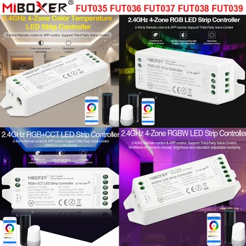 FUT035 FUT036 FUT037 FUT038 FUT039 (Atnaujintas) 2.4 GHz Viena Spalva Blankesnė, BMT RGB RGBW RGB+BMT LED Juostos Valdiklis Balso