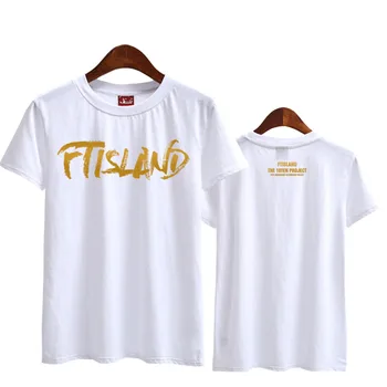 Ftisland 10 metų naują albumą per 10 metų, o spausdinimo kaklo trumpomis rankovėmis t-shirt vasaros stiliaus unisex marškinėliai