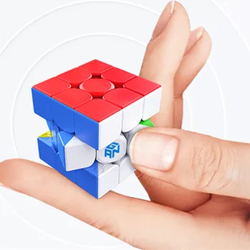 GAN 330 Keychain 3x3x3 Magic Cube Kišenėje Žaislas Speed Race Mini Cubo Magico Vaikų, Suaugusiųjų Įspūdį Dovaną Sklandžiai Stabili Kubeliai gan