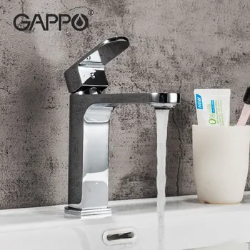 GAPPO Baseino žalvario Maišytuvas vandens čiaupai, vonios kambario maišytuvai čiaupų chrome 