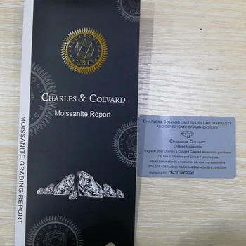 GRA GTC CC moissanites sertifikatą popieriaus (kaina nėra teisinga,tiesiog nenoriu kad sertifikatą, be akmuo)